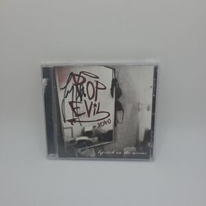 Drop Evil 'Lipstick on the Mirror' CD - Black/Cream Cover